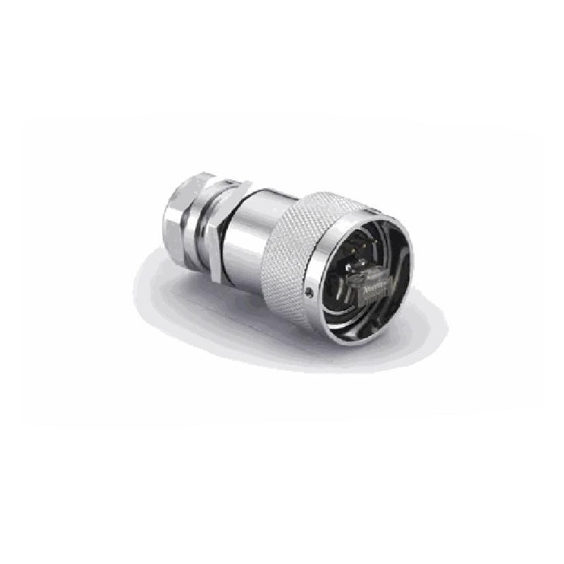 Connecteur mâle , RJ48 pol.,  IP65, 1A, 